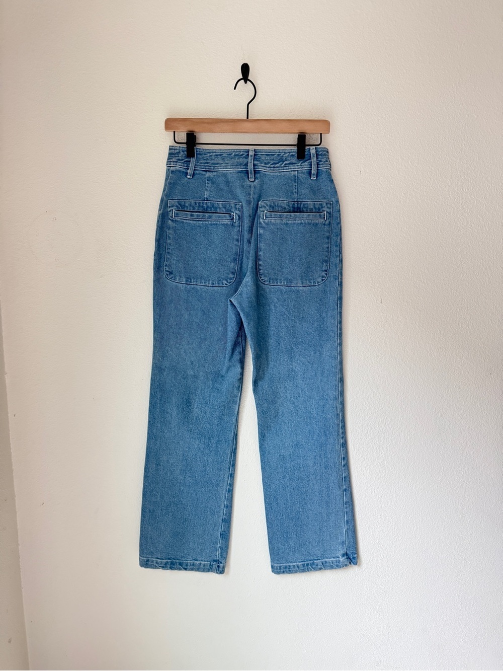 Apiece Apart Marston Jeans in Light Wash - 2 - EUC - High waisted button fly - Picture 3 of 9